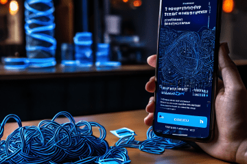 어두운 배경에 휴대폰 화면의 재시도 버튼을 반복해 누르는 사용자와, 화면 뒤로 짙은 결제 오류 메시지가 얽혀 커지는 모습이다.